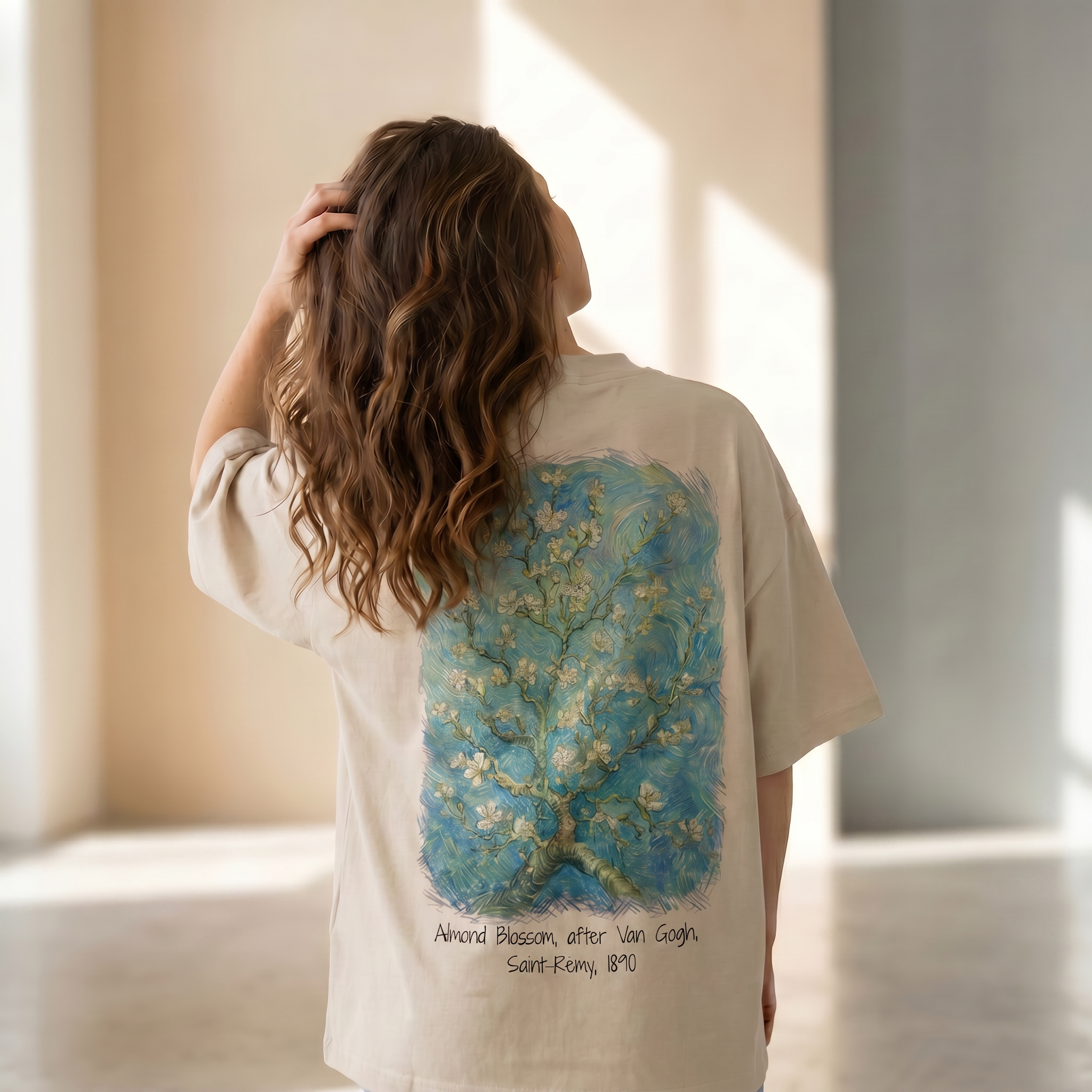 Studies in Bloom: Almond Blossom (004) | Unisex Heavyweight T-Shirt