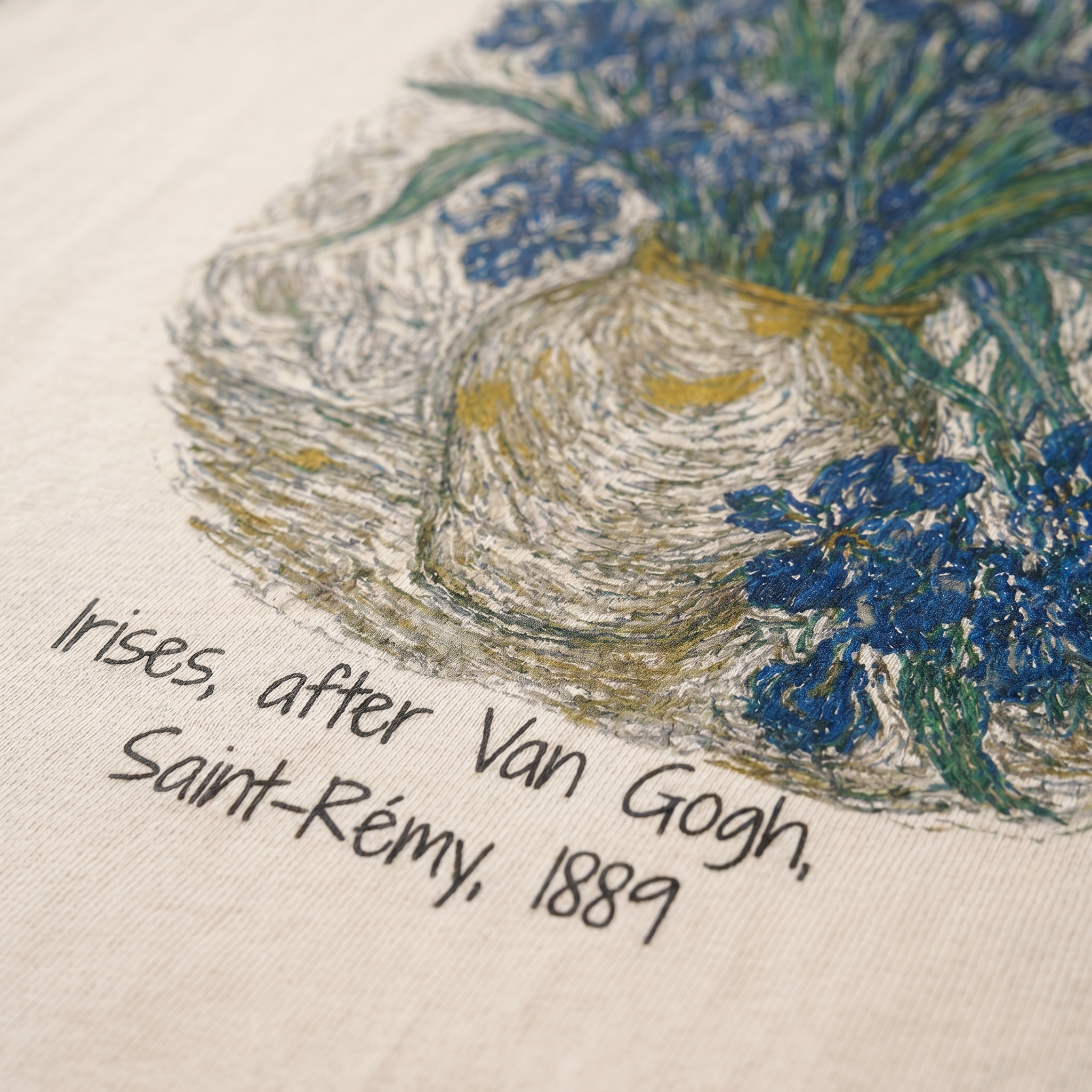 Studies in Bloom: Irises (002) | Unisex Heavyweight T-Shirt
