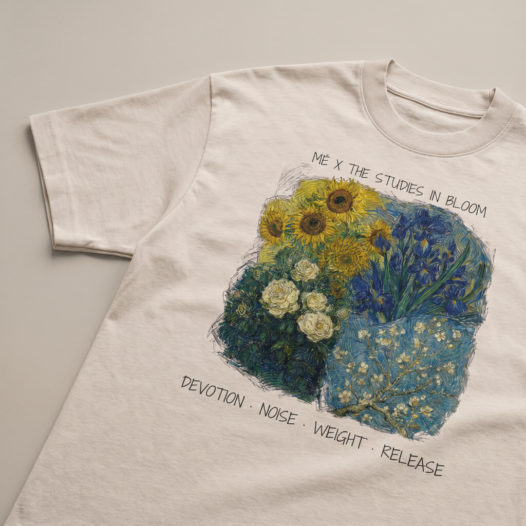 Studies in Bloom: Almond Blossom (004) | Unisex Heavyweight T-Shirt