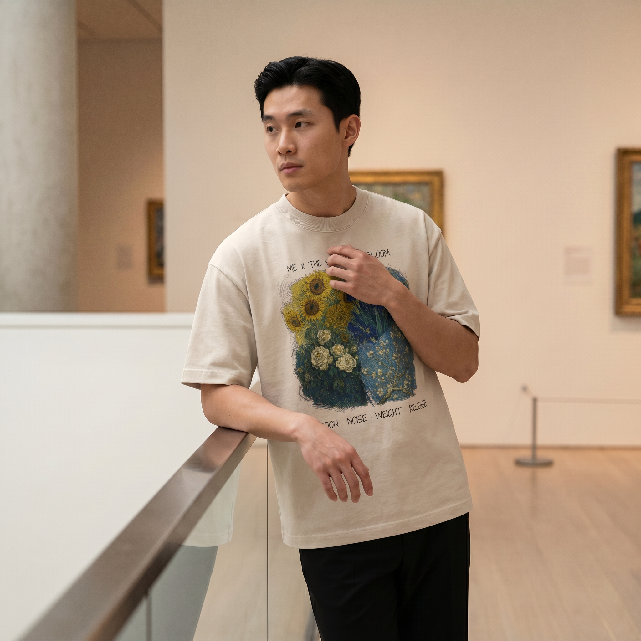 Studies in Bloom: Sunflowers (001) | Unisex Heavyweight T-Shirt