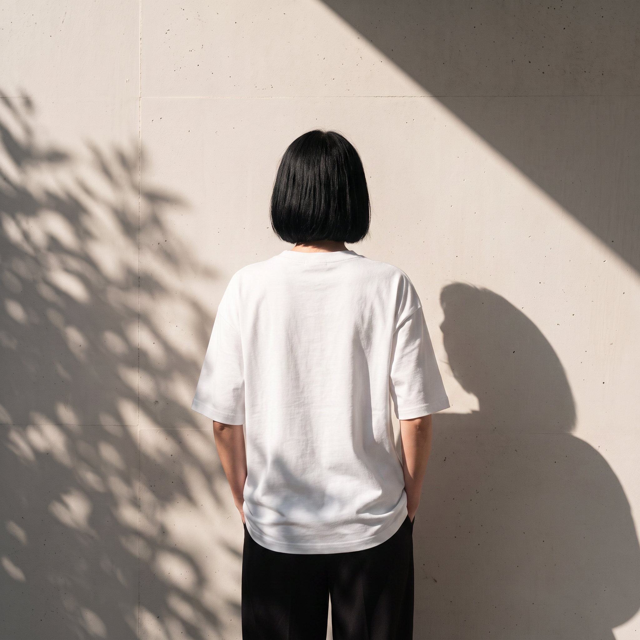 The Burden of Dreams: The Weight of Becoming | White Oversized Boxy T-Shirt