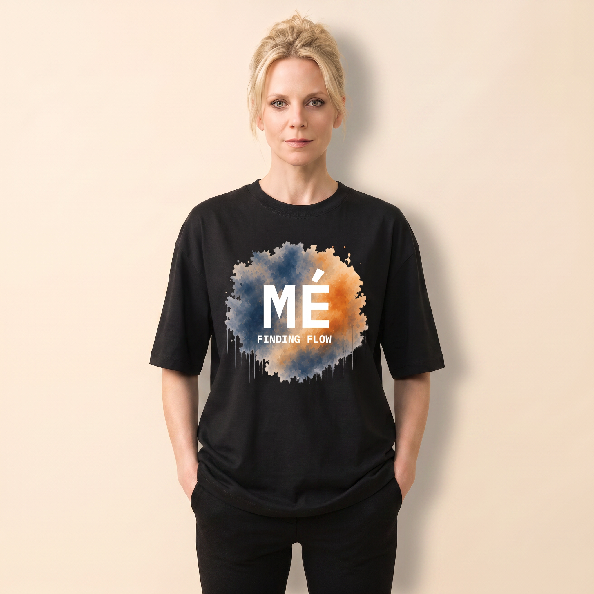 The Edge Collection: Finding Flow (003) | Unisex  Heavyweight T-Shirt