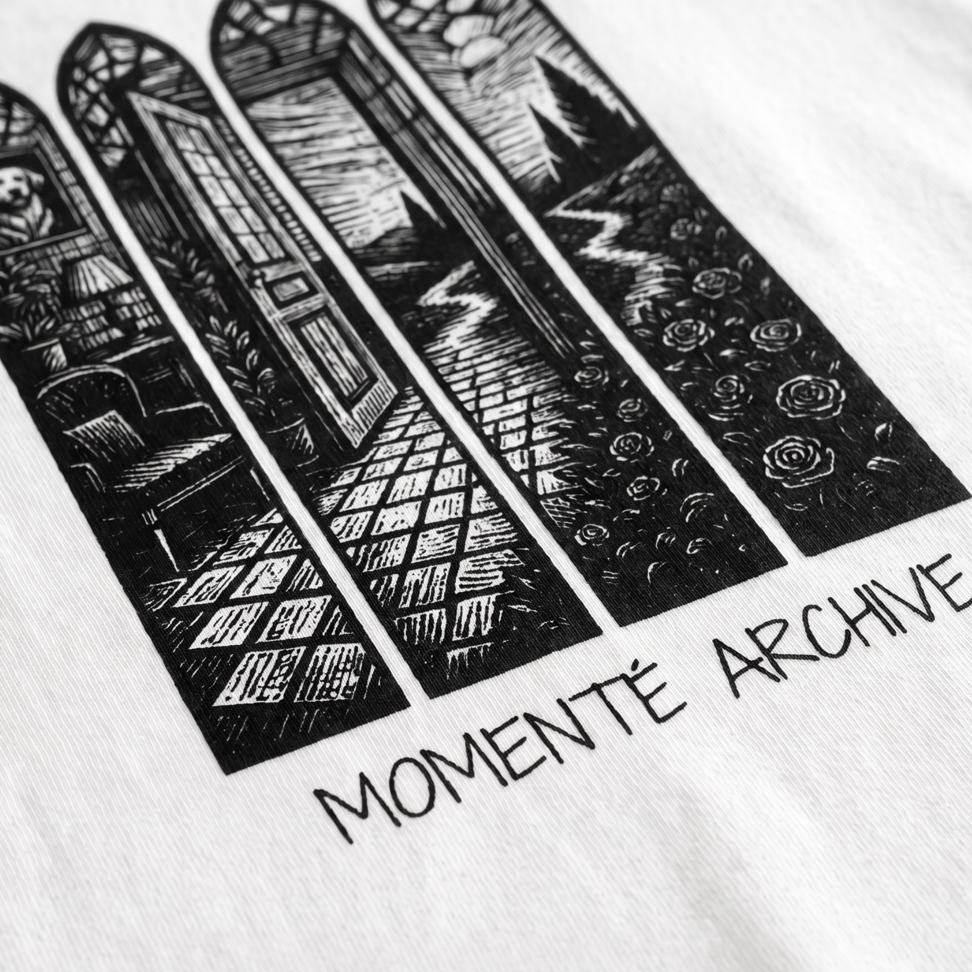 The Burden of Dreams: The Courage to Begin | White Oversized Boxy T-Shirt