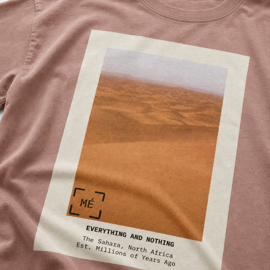 The Sahara Collection: Faded Pink Unisex Oversized Heavyweight T-Shirt