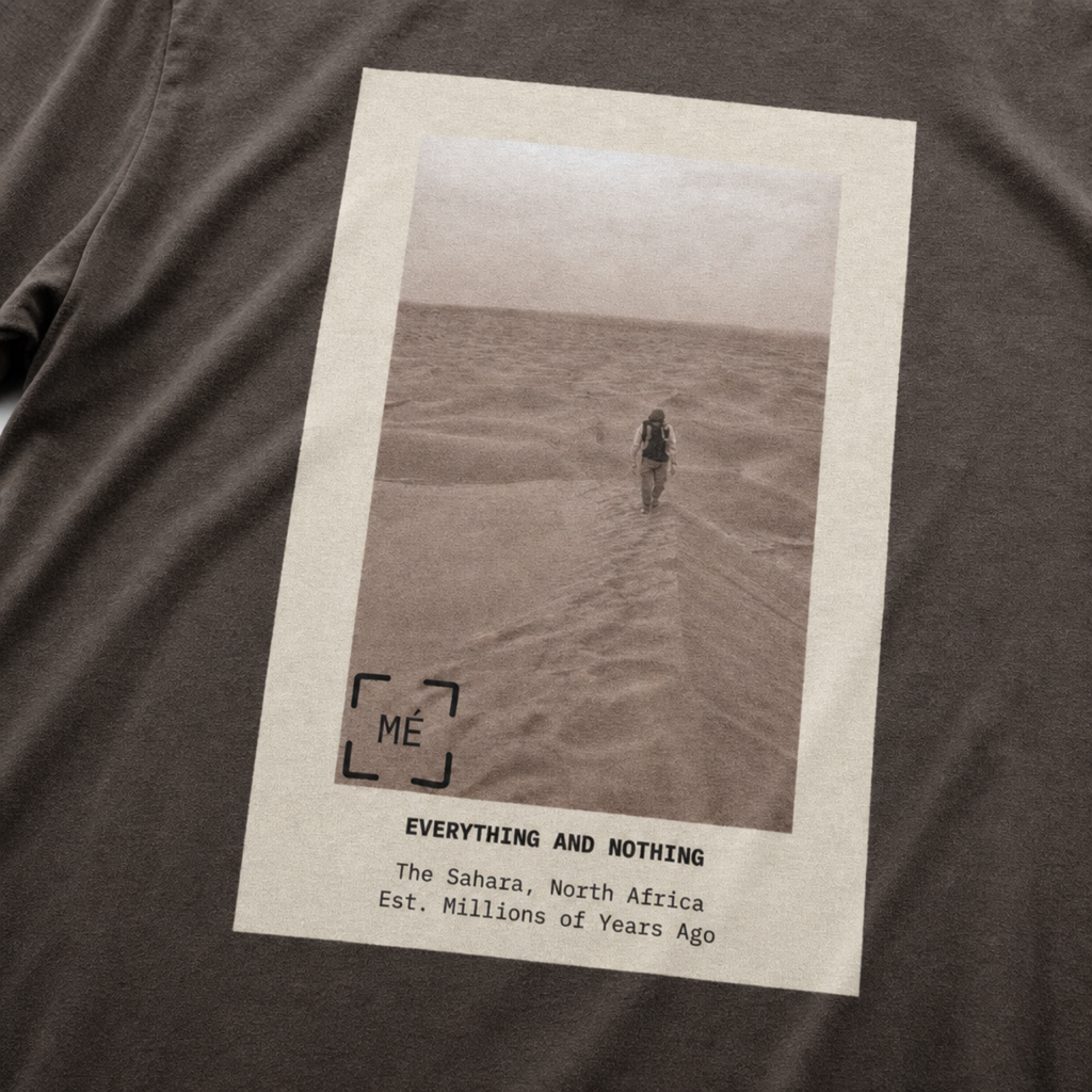 The Sahara Collection: Faded Brown Unisex Oversized Heavyweight T-Shirt