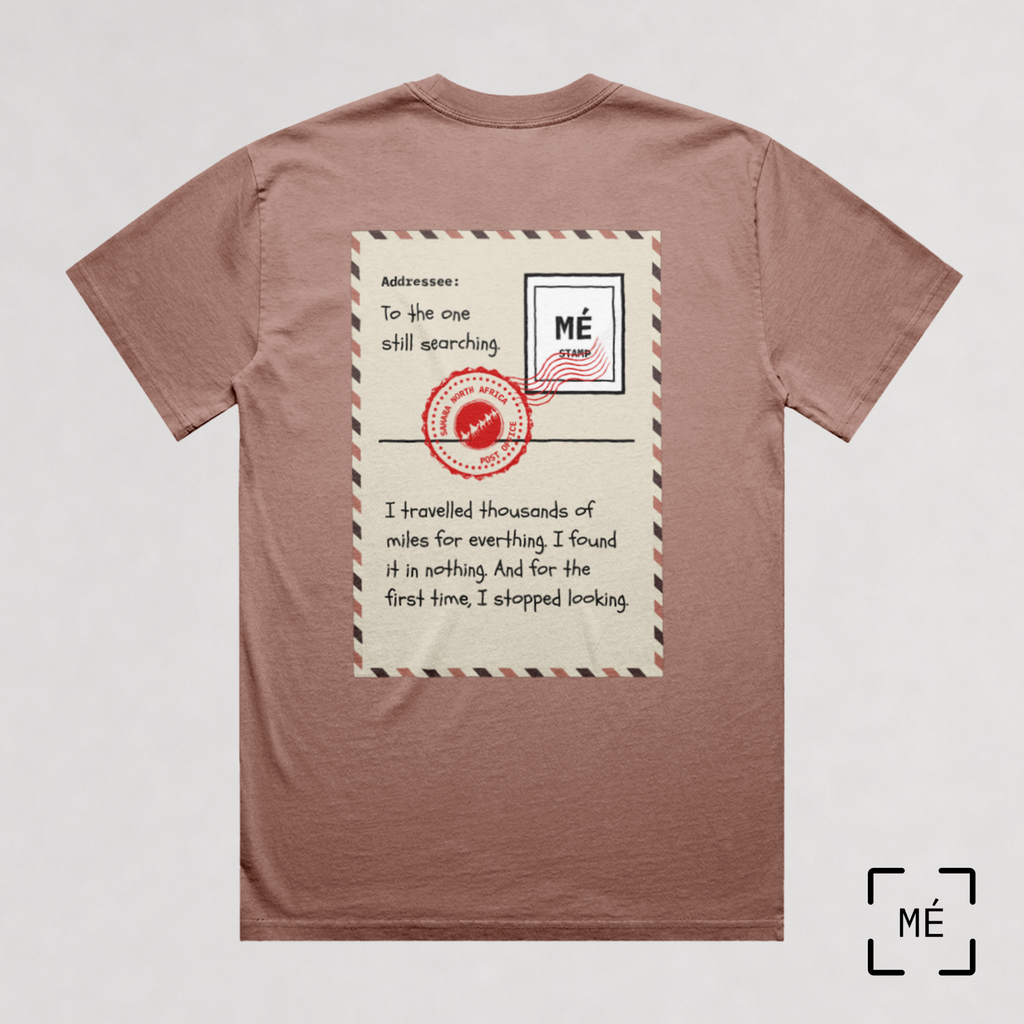 The Sahara Collection: Faded Pink Unisex Oversized Heavyweight T-Shirt