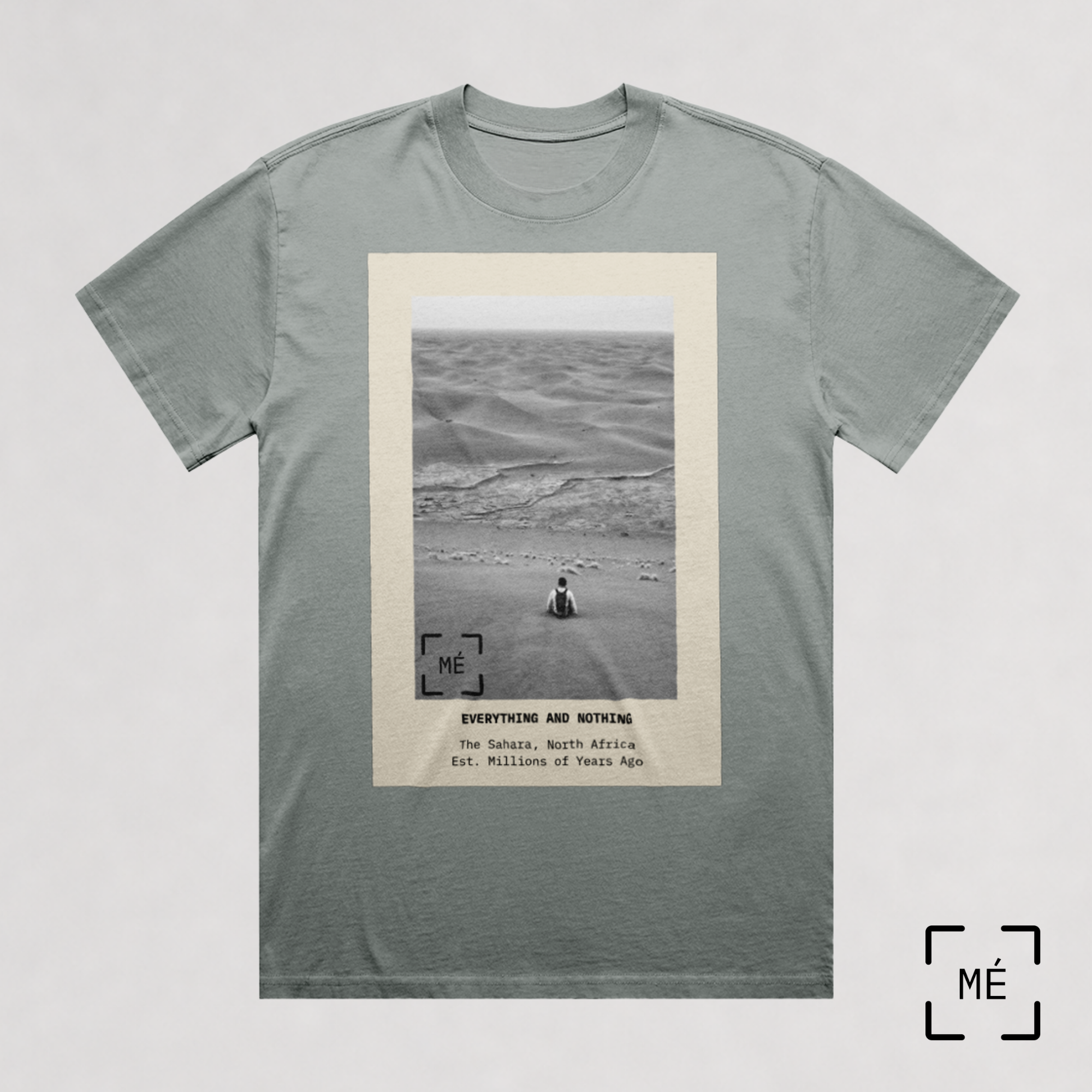The Sahara Collection: Faded Storm Unisex Oversized Heavyweight T-Shirt