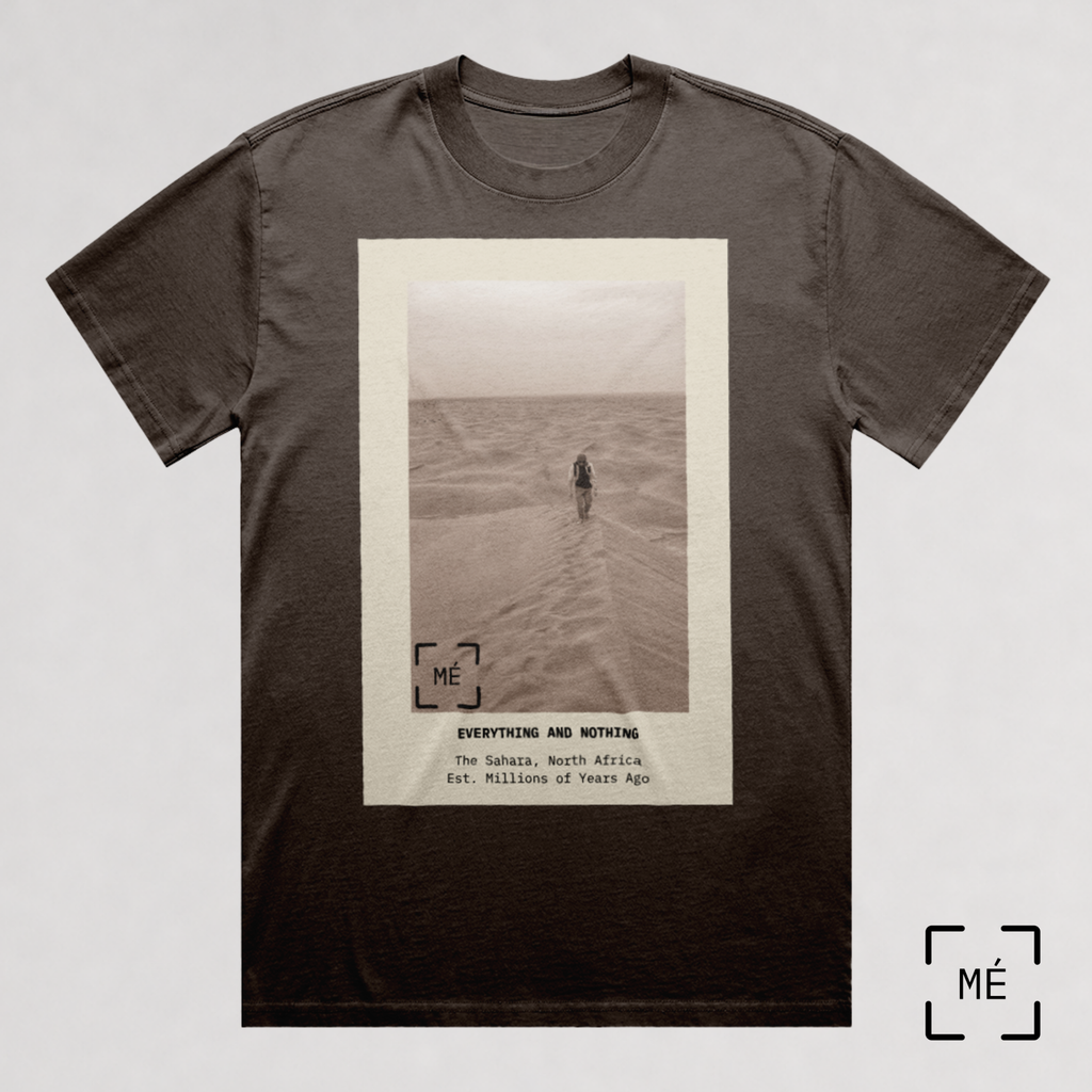 The Sahara Collection: Faded Brown Unisex Oversized Heavyweight T-Shirt