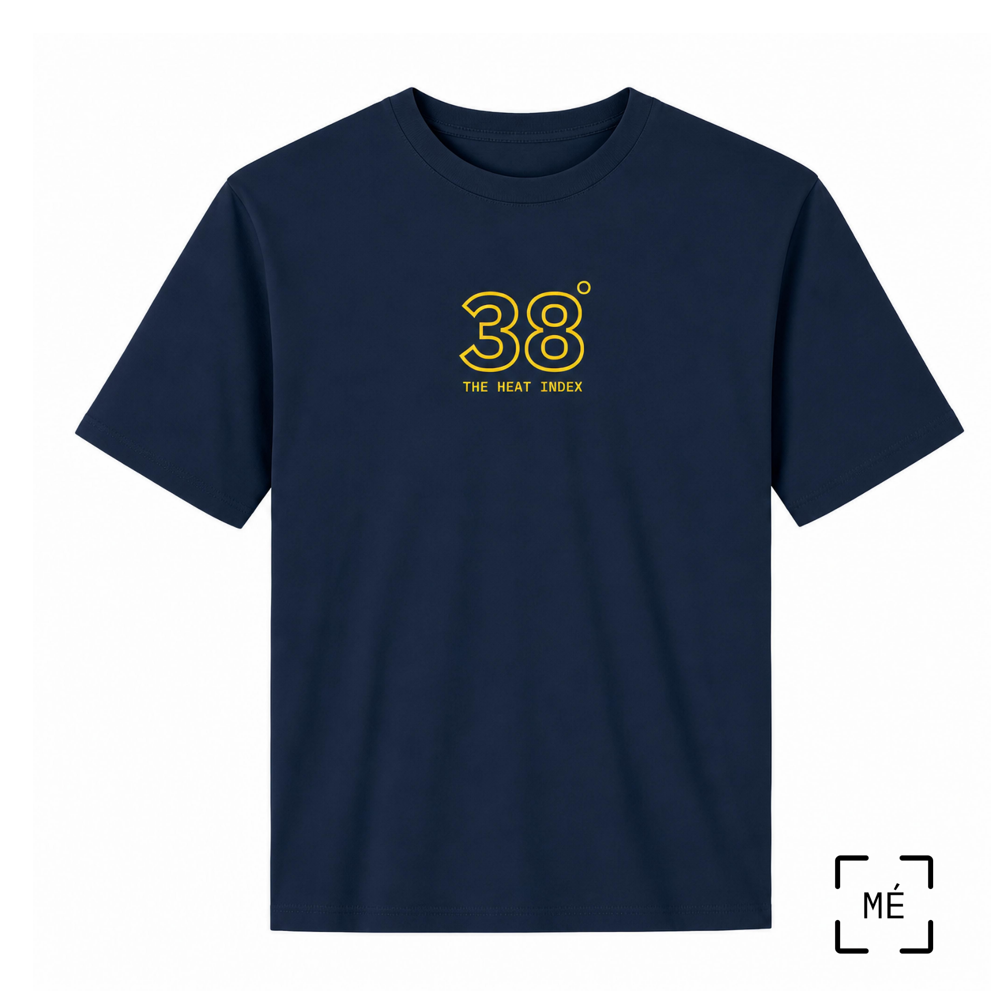 38° Collection: French Navy Unisex Oversized Lightweight T-Shirt