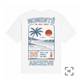 38° Collection: White Unisex Oversized Lightweight T-Shirt