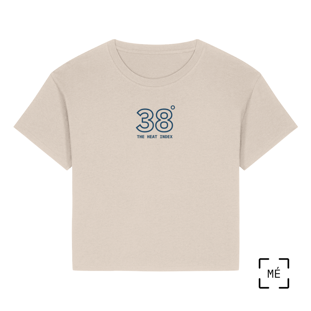 38° Collection: Cream Women Oversized Lightweight T-Shirt