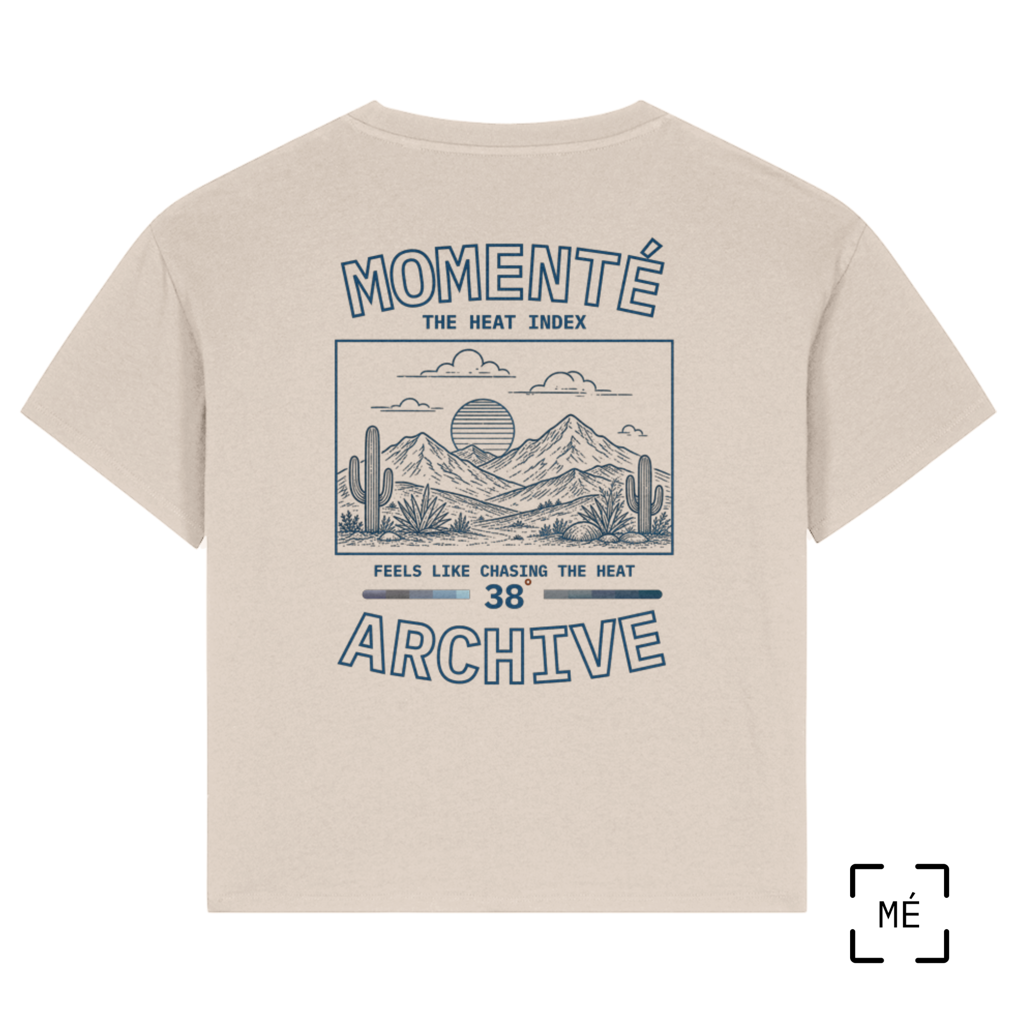 38° Collection: Cream Women Oversized Lightweight T-Shirt